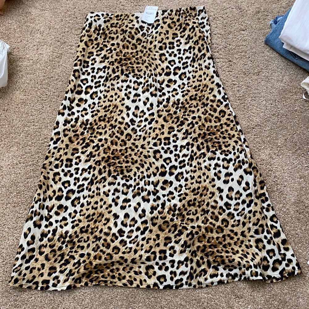 Leopard Midi Skirt
